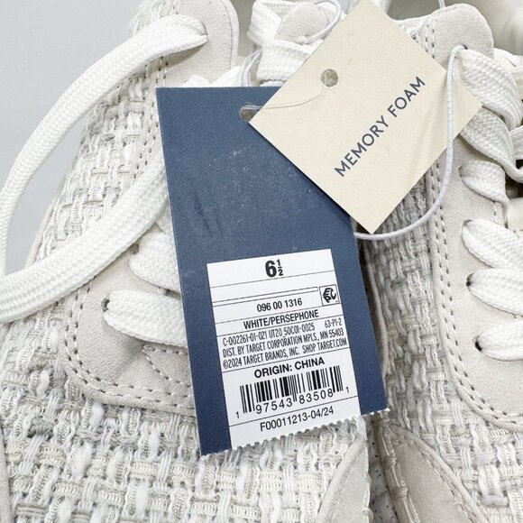 NEW Universal Thread Women's Persephone Sneakers - White - Picture 7 of 9